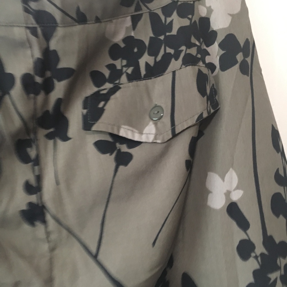 • SOLD // silky floral dress skirt with pockets • - Picture 7 of 9